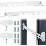 Lot de 2 entrebailleurs de fentre  battant avec vis - systme rglable pour aration scurise