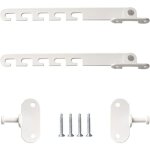 Lot de 2 entrebailleurs de fentre de 18 cm sans perage couleurs multiples largeight