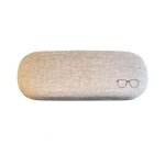 Lot de 2 tuis  lunettes rigides grises? protection universelle unisexe