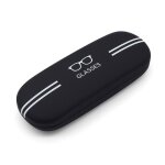 Lot de 2 Étuis à lunettes rigides noir Élégant ? protection universelle unisexe Lot de 2 Étuis à lunettes rigides noir Élégant ? protection universelle unisexe