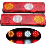 Lot de 2 feux arrire de remorque 36 led pour rampe daccs feux arrire de voiture feux de freinage 12 ...