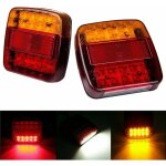 Lot de 2 feux arrire de remorque  led 12 v feux de freinage feux de stationnement tanches pour remorque ...