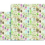 Lot de 2 films alimentaires - z�ro d�chet - cire dabeille - coton bio - r�utilisables - �cologiques