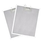 Lot de 2 filtres de rechange pour hotte aspirante 320 x 260 mmfiltres universels en alliage daluminium ...