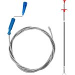 Lot de 2 furet deboucheur canalisation professionnel 3m & 06m deboucheur wc dboucheur canalisation furet ...