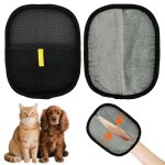 Lot de 2 gants d�pilation double face pour animaux de compagnie adapt�s aux chats et aux chiens aux canap�s ...
