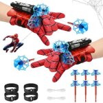 Lot de 2 gant de lanceur spiderm spiderm launcher lanceur gants de lancement jouets de poignet lanceur ...