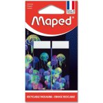 Lot de 2 gommes blanches dcores deepsea paradise - maped - gommes scolaires fabriques en france