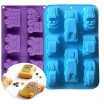Lot de 2 grands moules en silicone pour muffins gâteaux tarte tarte glaçons savon cadeaux pour enfants ... Lot de 2 grands moules en silicone pour muffins gâteaux tarte tarte glaçons savon cadeaux pour enfants ...