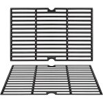 Lot de 2 grilles de rechange en fonte pour barbecue tepro toronto click taino hero xl barbecue au charbon ...