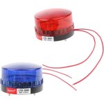 Lot de 2 gyrophares  led 220 v lampe davertissement clignotante pour voiture clairage durgence