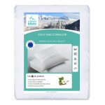 Sous - taies doreiller - alpes blanc - 65x65 cm - 100% coton - antistatique - doux