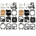 Lot de 2 kit rparation du carburateur joint membrane pour walbro k10 - wat wa & wt sries stihl husqvarna ...