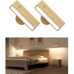 Lot de 2 lampe de chevet - applique murale sans fil - rechargeable led bois - lampe murale sans fil lampe ... Lot de 2 lampe de chevet - applique murale sans fil - rechargeable led bois - lampe murale sans fil lampe ...