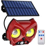 Lot de 2 lampes solaires dext�rieur avec d�tecteur de mouvement et �clairage de s�curit� solaire (led ...