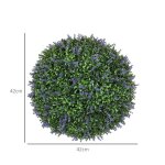 Lot de 2 lavandes artificielles plante dintérieur de 42 cm plante artificielle en forme de boule grandes ... Lot de 2 lavandes artificielles plante dintérieur de 42 cm plante artificielle en forme de boule grandes ...