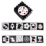 Livre en tissu - non spécifié - lot de 2 - noir et blanc - Éducation précoce - lavable Livre en tissu - non spécifié - lot de 2 - noir et blanc - Éducation précoce - lavable