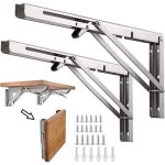 Lot de 2 lourds support console pliable rtractable pour garage tabli support d tagres pliable 12 ...