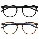 Lot 2 lunettes anti - lumi�re bleue opulize anti - fatigue + 100 ? noir & �caille