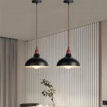 Lot de 2 lustre suspension r�tro 24cm suspension luminaire - kuangfushang - moderne style scandinave ...
