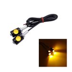 Lot de 2 mini clignotants led petits voyants clignotants moto ambre Lot de 2 mini clignotants led petits voyants clignotants moto ambre