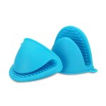 Lot de 2 mini gants de cuisine en silicone résistants à la chaleur maniques pour la cuisine et la pâtisserie ... Lot de 2 mini gants de cuisine en silicone résistants à la chaleur maniques pour la cuisine et la pâtisserie ...