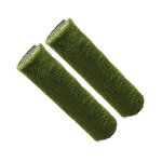 Lot de 2 moquettes 100 % synth�tique gazon vert pour terrasse balcon jardin - longueur 300 x largeur ...