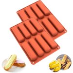 Lot de 2 moules à pâtisserie en silicone moule financier moule à éclair mini moule à bûche moule en silicone ... Lot de 2 moules à pâtisserie en silicone moule financier moule à éclair mini moule à bûche moule en silicone ...