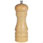 Moulin à sel et poivre - naturel - bois - 15 x 5 cm - lot de 2 - essentiel Moulin à sel et poivre - naturel - bois - 15 x 5 cm - lot de 2 - essentiel