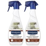 Lot de 2 nettoyants menuiseries pvc et alu pour portes et fen�tres 500ml starwax