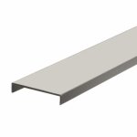 Lot de 2 - nez de cloison blanc 260 cm x 54 mm