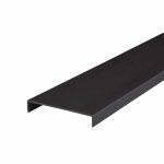 Lot de 2 ? nez de cloison noir 130cm x 74mm Lot de 2 ? nez de cloison noir 130cm x 74mm
