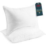 Lot de 2 oreillers 50x70 cm - inre - 100% polyester - maintien parfait ultra moelleux - soutien cervicales ...