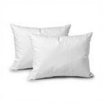 Lot de 2 oreillers edona 50x70 cm ? fibre creuse premium & polycoton frais ? confort ergonomique ? fabriqu�s ...