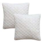 Lot de 2 oreillers essential - today - blanc 60x60cm