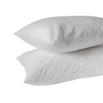 Lot de 2 oreillers - mortreux - 50 x 70 cm - ferme - microfibre - 750g / m�