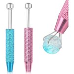 Lot de 2 outils de per�age pour boule de per�age outils de changement de piercing � 4 griffes pince � ...