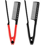 Lot de 2 peignes lissants pour cheveux brosses à cheveux pour salon de coiffure lisseur peigne lissant ... Lot de 2 peignes lissants pour cheveux brosses à cheveux pour salon de coiffure lisseur peigne lissant ...
