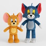 Lot de 2 peluches tom et jerry ? figurines en peluche douce 32 cm et 23 cm ? jouets enfants dessin anim� ...