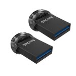 Lot de 2 pièces sandisk ultra fit 64 go clé usb 3. 1 avec jusquà 130 mo / s en vitesse de lecture - pack ... Lot de 2 pièces sandisk ultra fit 64 go clé usb 3. 1 avec jusquà 130 mo / s en vitesse de lecture - pack ...