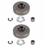 Lot de 2 pignons de tambour dembrayage pour trononneuse stihl 017 018 021 023 025 ms170 ms180 ms210 ...