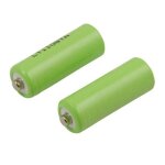 Lot de 2 piles rechargeables pour hagenuk classico nimh 1. 2v 400mah 0. 5wh vert