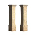 Lot de 2 piliers de portail tradition - 41 x 41 x 200 cm