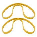 Lot de 2 pneus de scie  ruban antidrapants en caoutchouc  rduction de bruit pour roue de scie  ruban ...