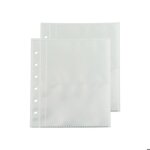 Lot de 2 pochettes transparentes pvc 21 x 15 x 1 cm pour cartes cadeaux photos et cartes de visite