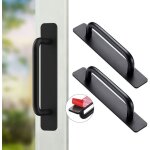 Lot de 2 poign�es de meubles autocollantes 148 mm en aluminium pour portes et fen�tres cuisines r�frig�rateurs ...