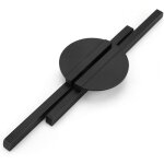 Lot de 2 poignee de meuble cuisine entraxe 160mm poigne meuble noir poigne meuble cuisine demi - cercle ...