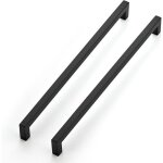(lot de 2) poign�es de meubles noires de 320 mm pour armoires de cuisine poign�es de tiroir poign�es ...