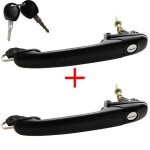 Lot de 2 poign�e porte ext�rieure av. g. et av. d. avec barill& & cl� pour galaxy alhambra cordoba ibiza ...