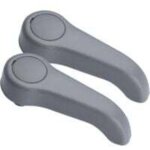Lot de 2 poign�es de r�glage de si�ge avant grises pour renault clio 2 twingo 1 7701209658 7701470827 ...